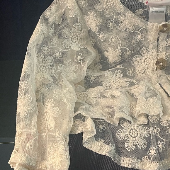 #80 - New 3 Piece Set (Dress / Cardigan / leggings) by the brand Little Lass. - Picture 4 of 12